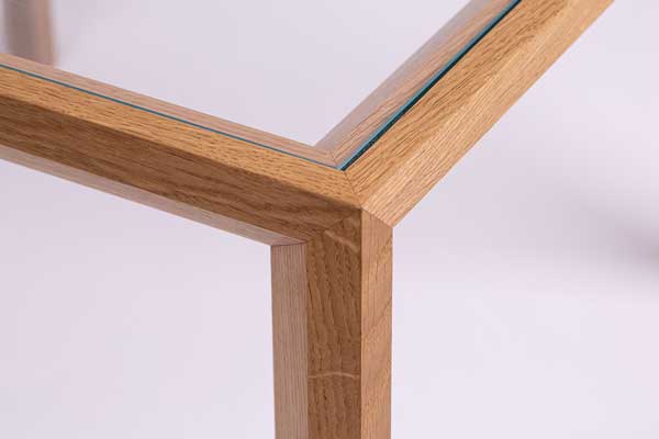 One Section Table showing complex corner joint
