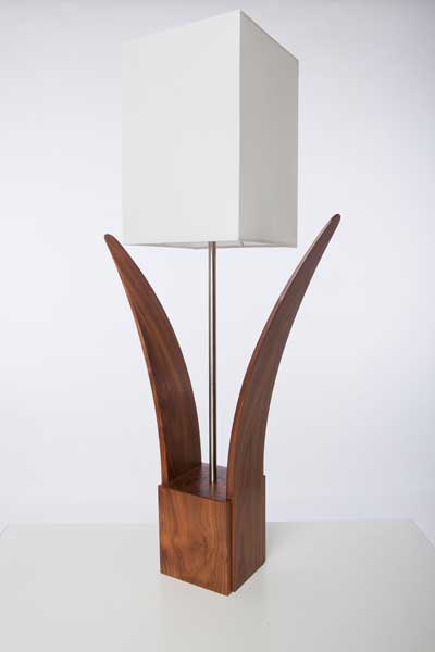 Tulip Lamp in American Walnut #2